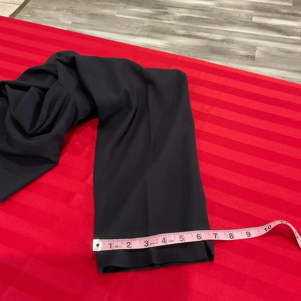 Talbots Heritage Fit Crop Pants Dressy Dark Navy Tailored Women’s Size 4 Petite - Picture 8 of 10